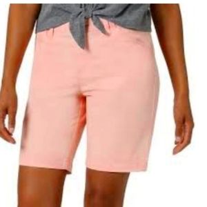 Woman within pink shorts